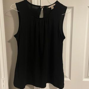 EUC Banana Republic size medium black tank top with peep hole in the back